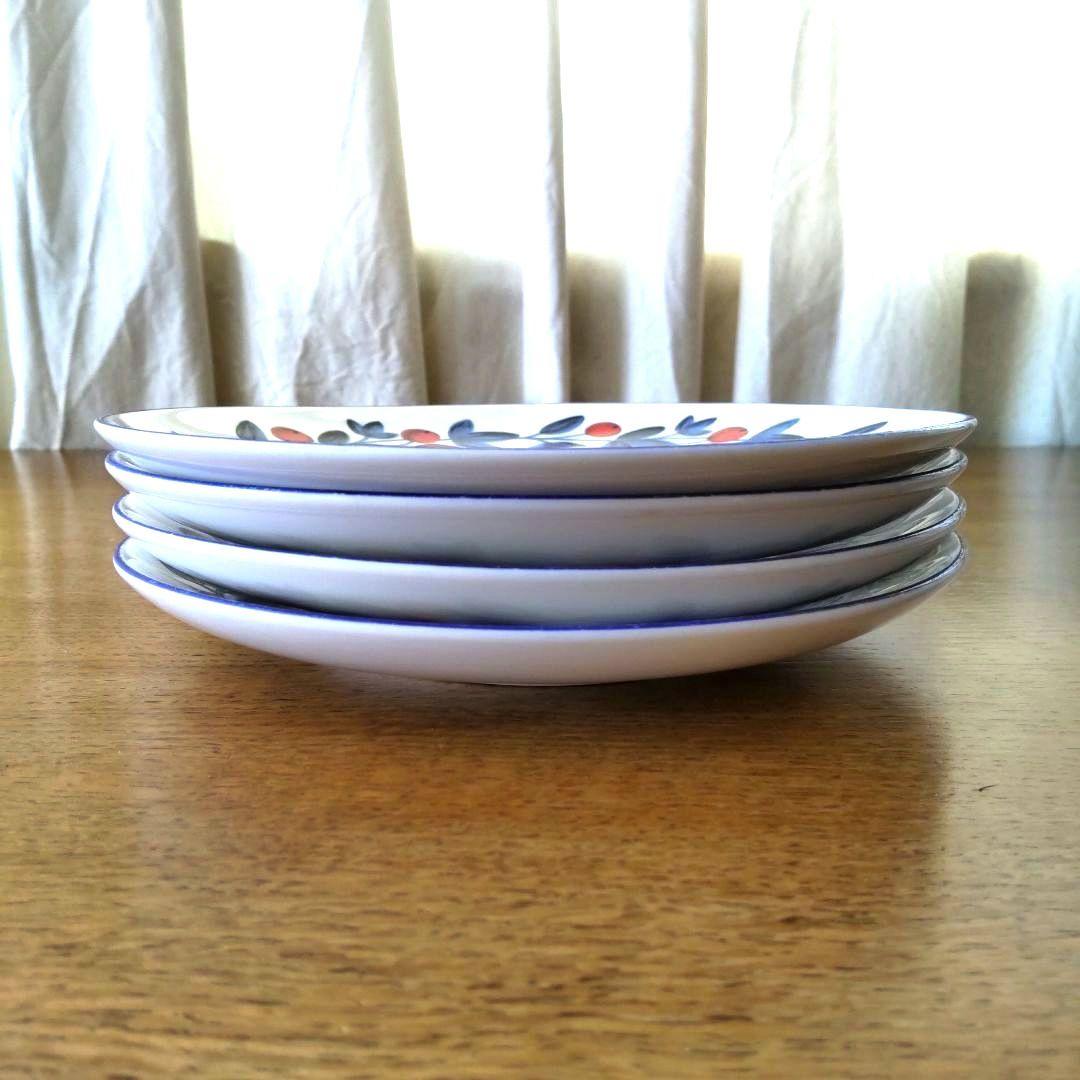 Francfranc フランフラン ベリー プレート M 4枚セット 平皿 食器