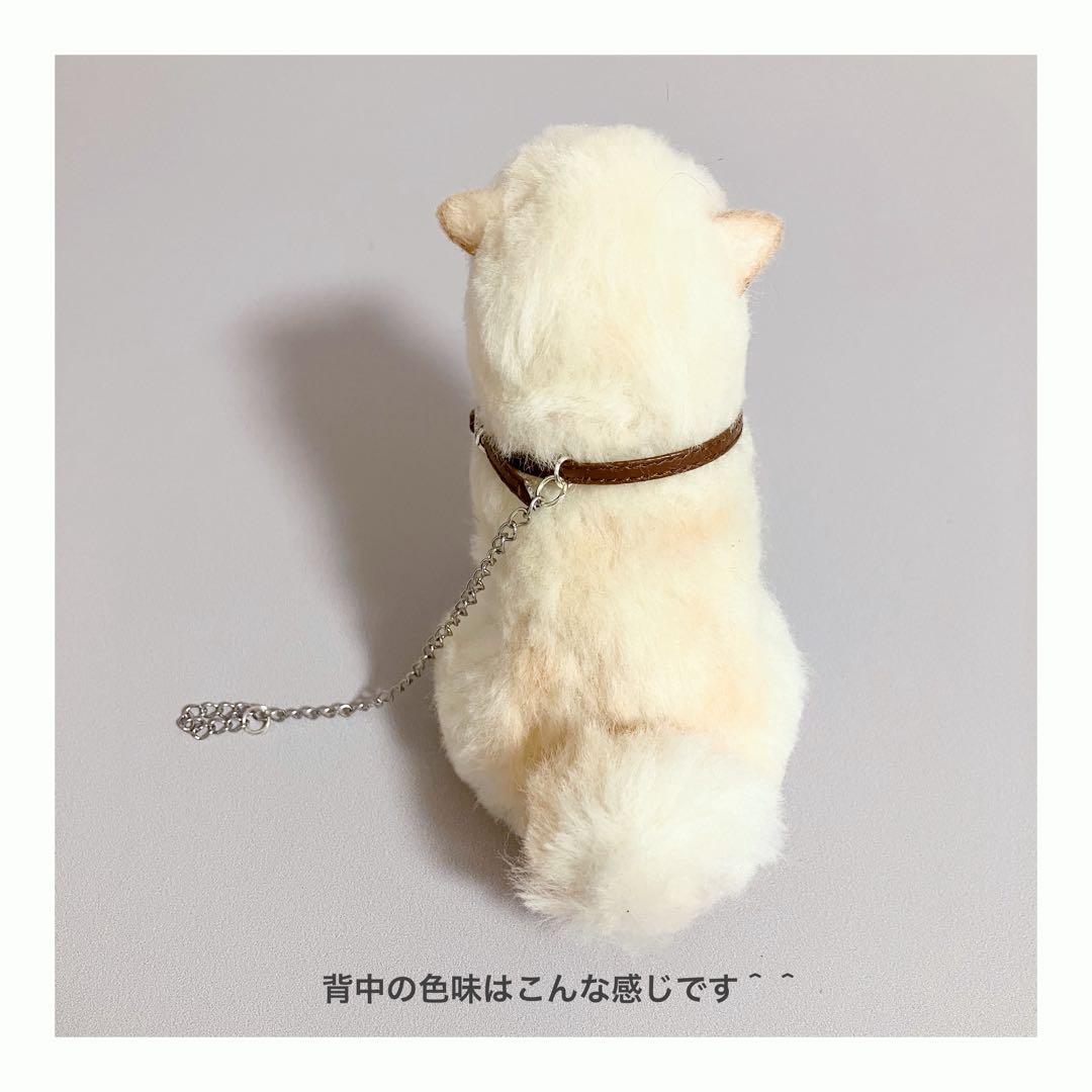 羊毛フェルト柴犬｜ハンドメイド｜ブライス｜ドールハウス｜柴犬｜白柴｜