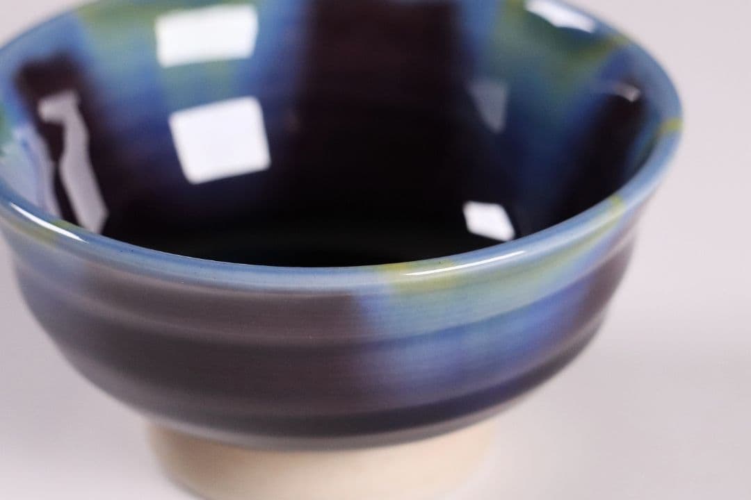 【CL26・27】人間国宝 三代 徳田八十吉 ぐい呑 共箱 九谷焼 盃 酒器