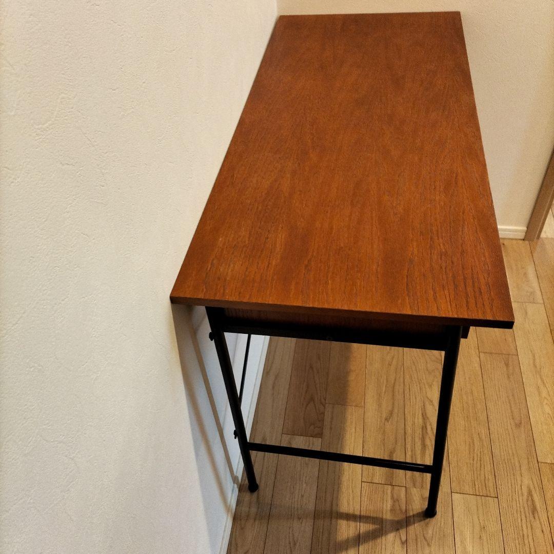 ニコアンド　ブラウン 引き出し付きデスク