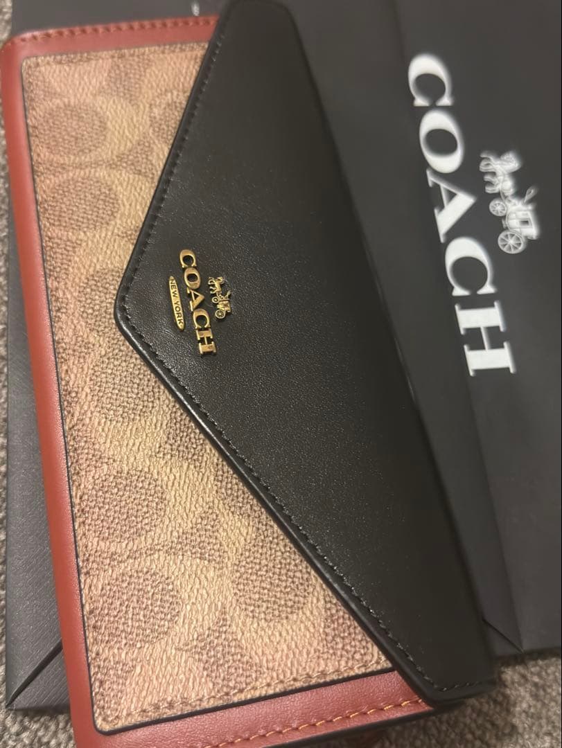 2日間セール❗️未使用超美品！COACH財布 (男女兼用) 二つ折り