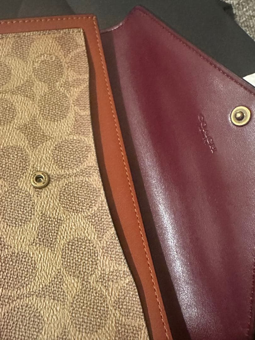 2日間セール❗️未使用超美品！COACH財布 (男女兼用) 二つ折り