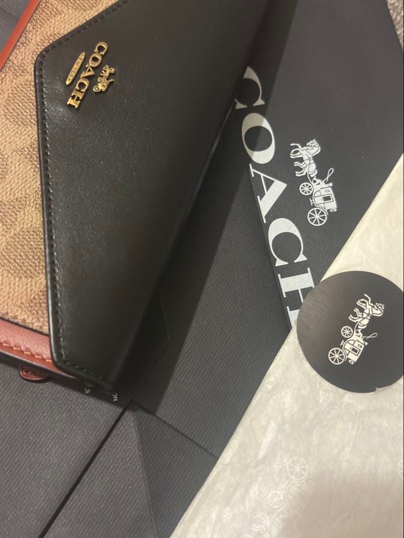 2日間セール❗️未使用超美品！COACH財布 (男女兼用) 二つ折り