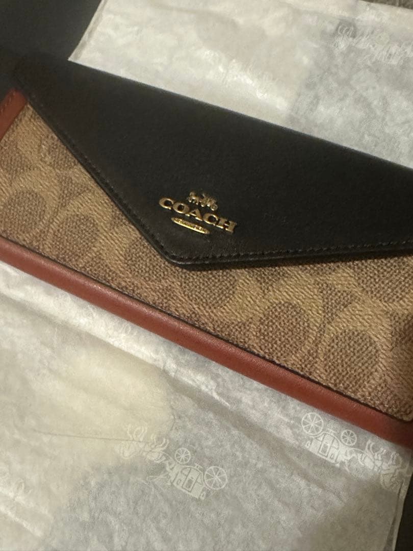 2日間セール❗️未使用超美品！COACH財布 (男女兼用) 二つ折り