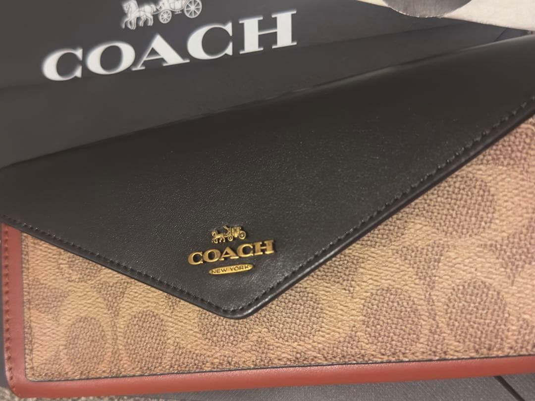2日間セール❗️未使用超美品！COACH財布 (男女兼用) 二つ折り