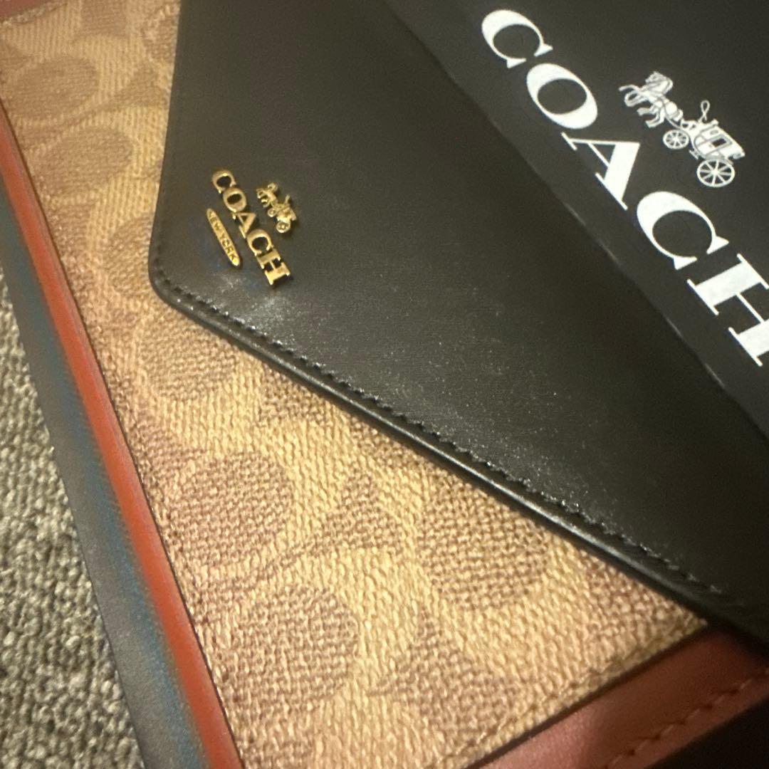 2日間セール❗️未使用超美品！COACH財布 (男女兼用) 二つ折り