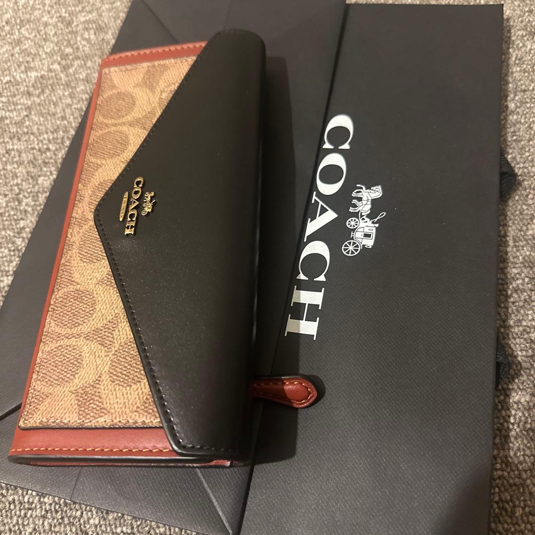 2日間セール❗️未使用超美品！COACH財布 (男女兼用) 二つ折り