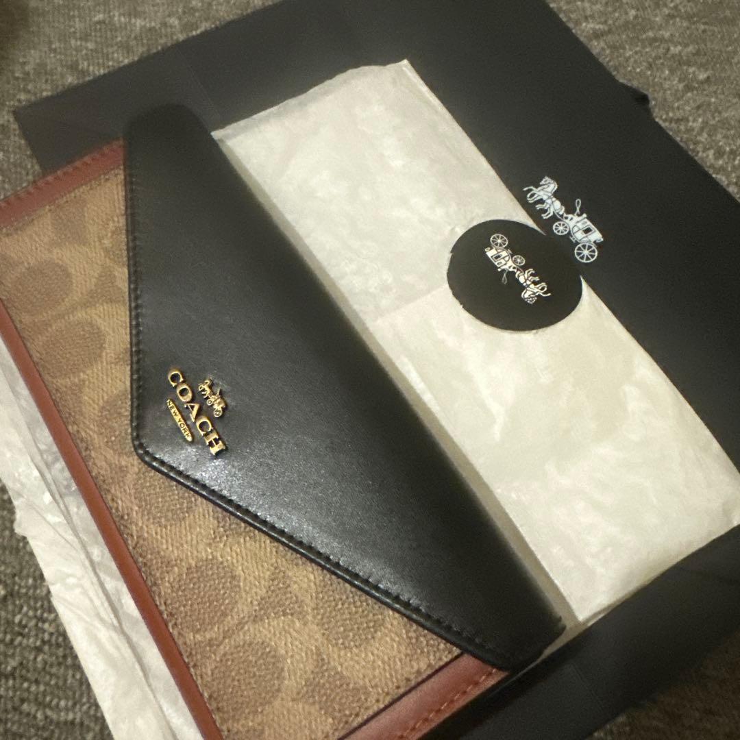 2日間セール❗️未使用超美品！COACH財布 (男女兼用) 二つ折り