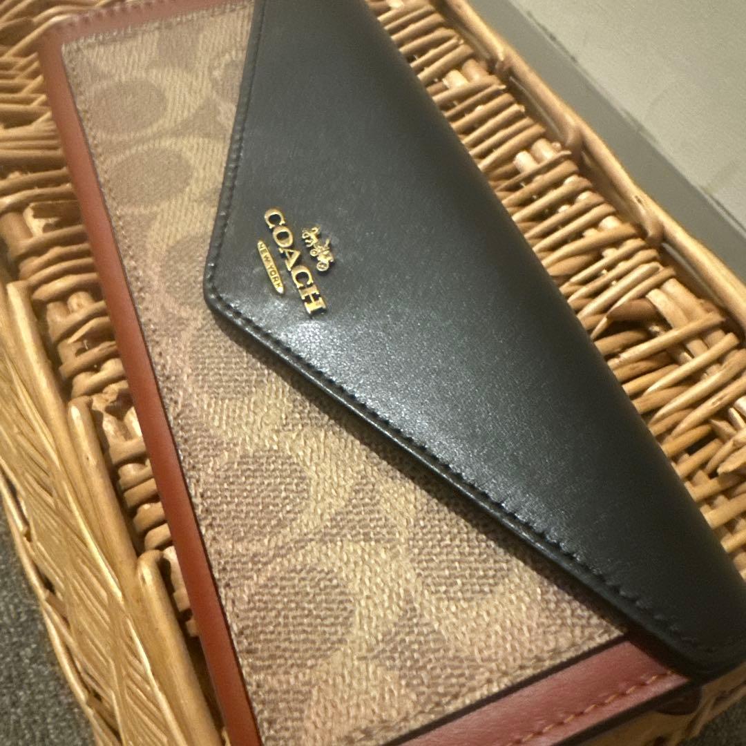 2日間セール❗️未使用超美品！COACH財布 (男女兼用) 二つ折り