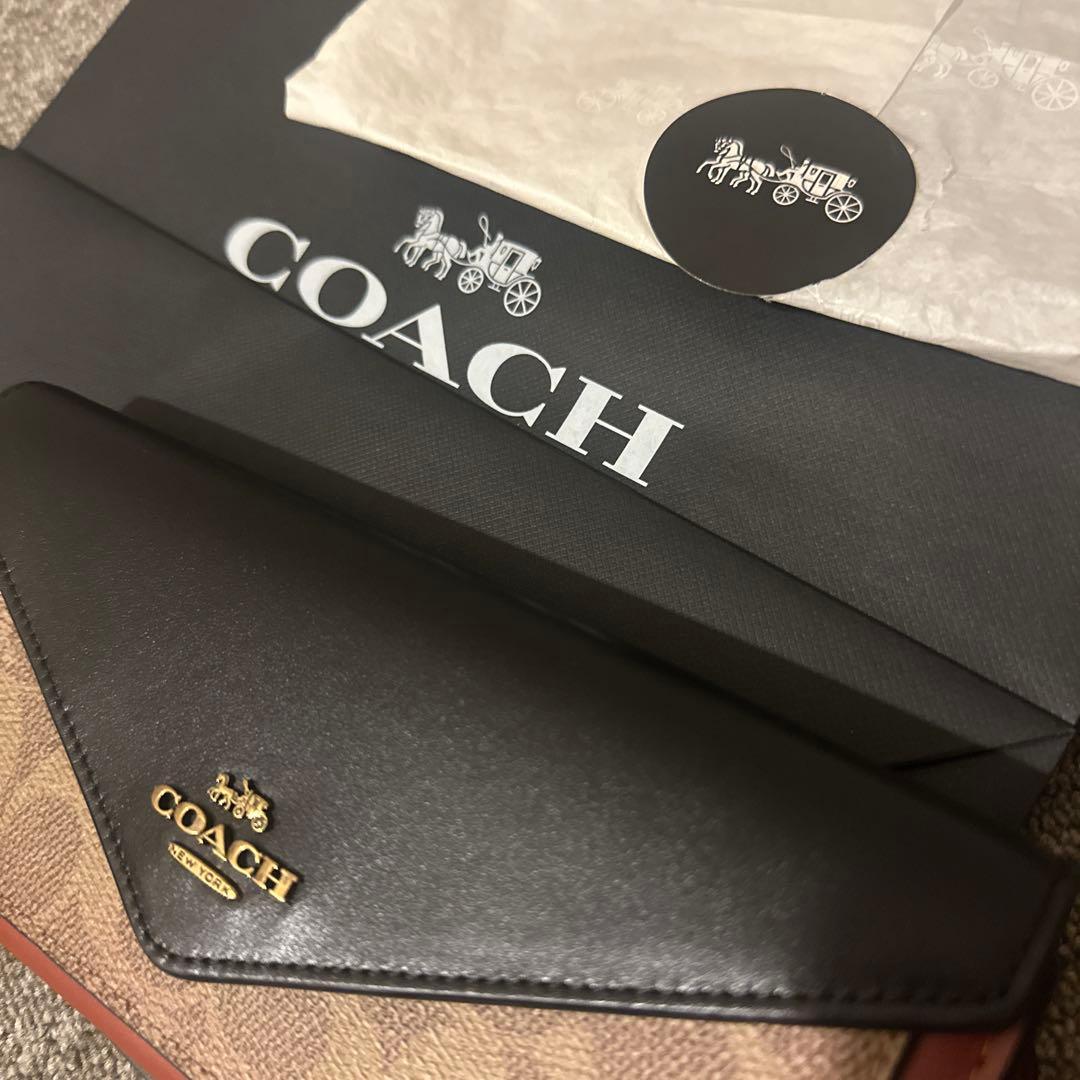 2日間セール❗️未使用超美品！COACH財布 (男女兼用) 二つ折り