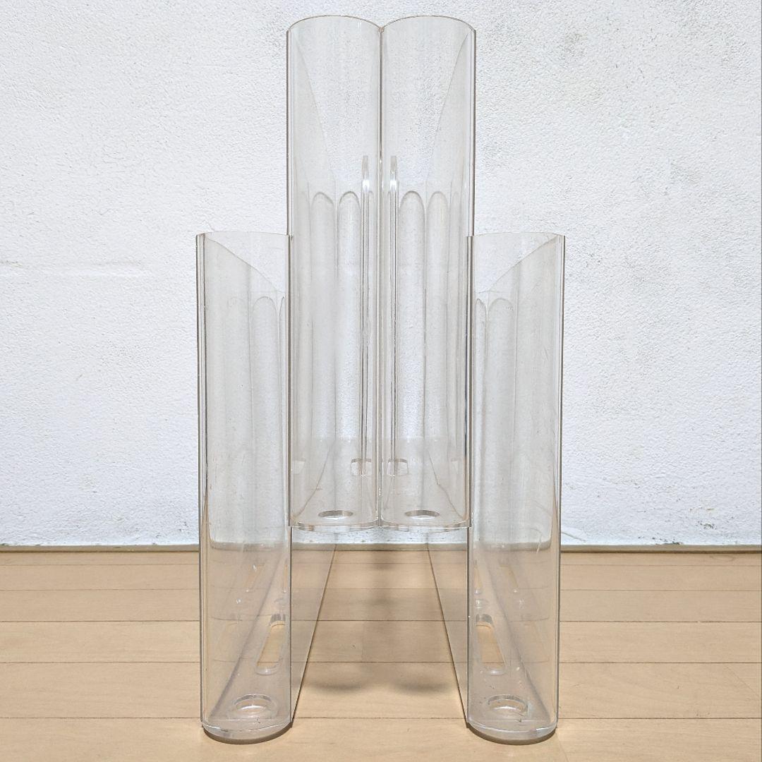 Kartell 4676 カルテル ポルタリビステ マガジンラック クリスタル