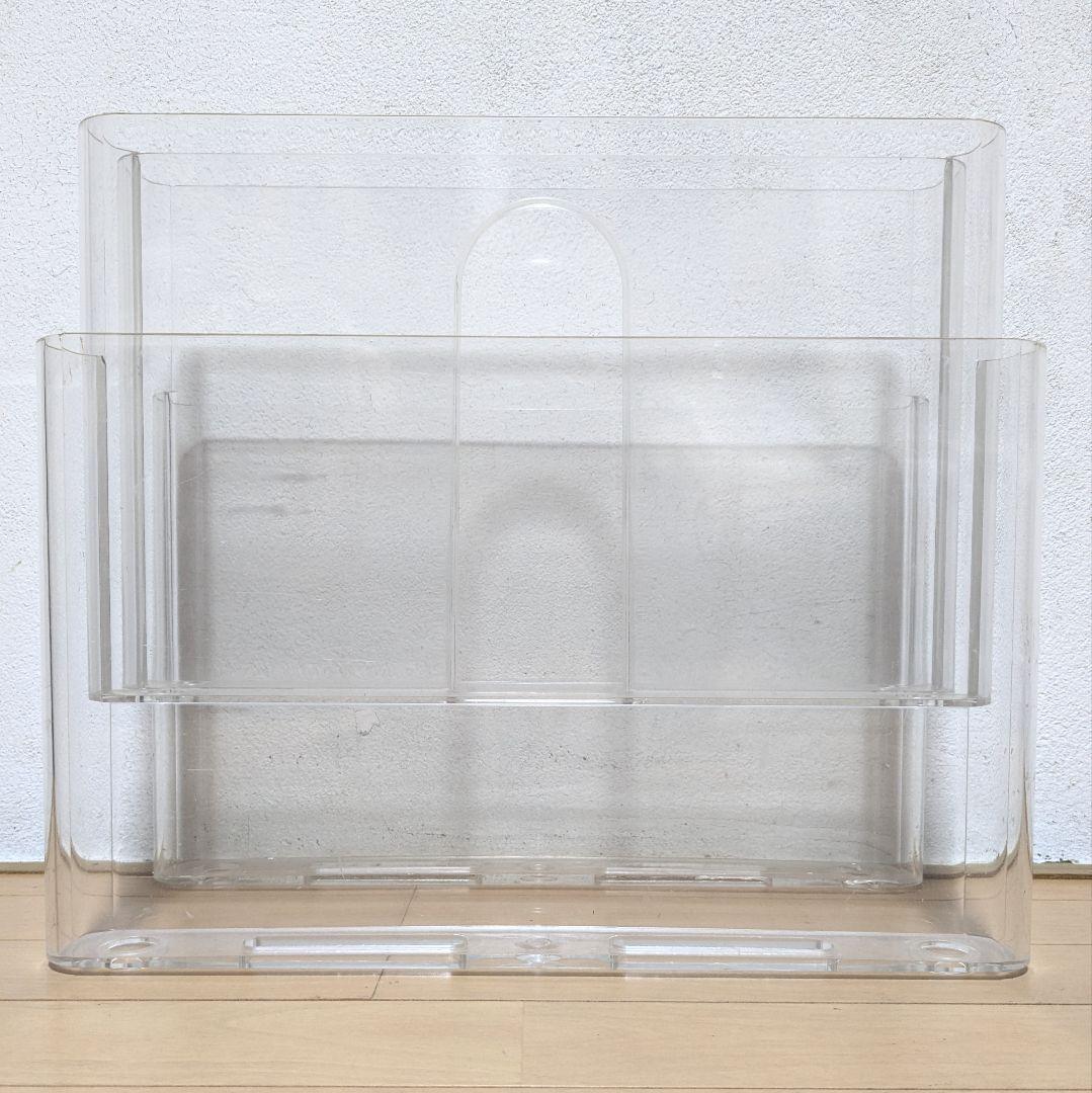 Kartell 4676 カルテル ポルタリビステ マガジンラック クリスタル