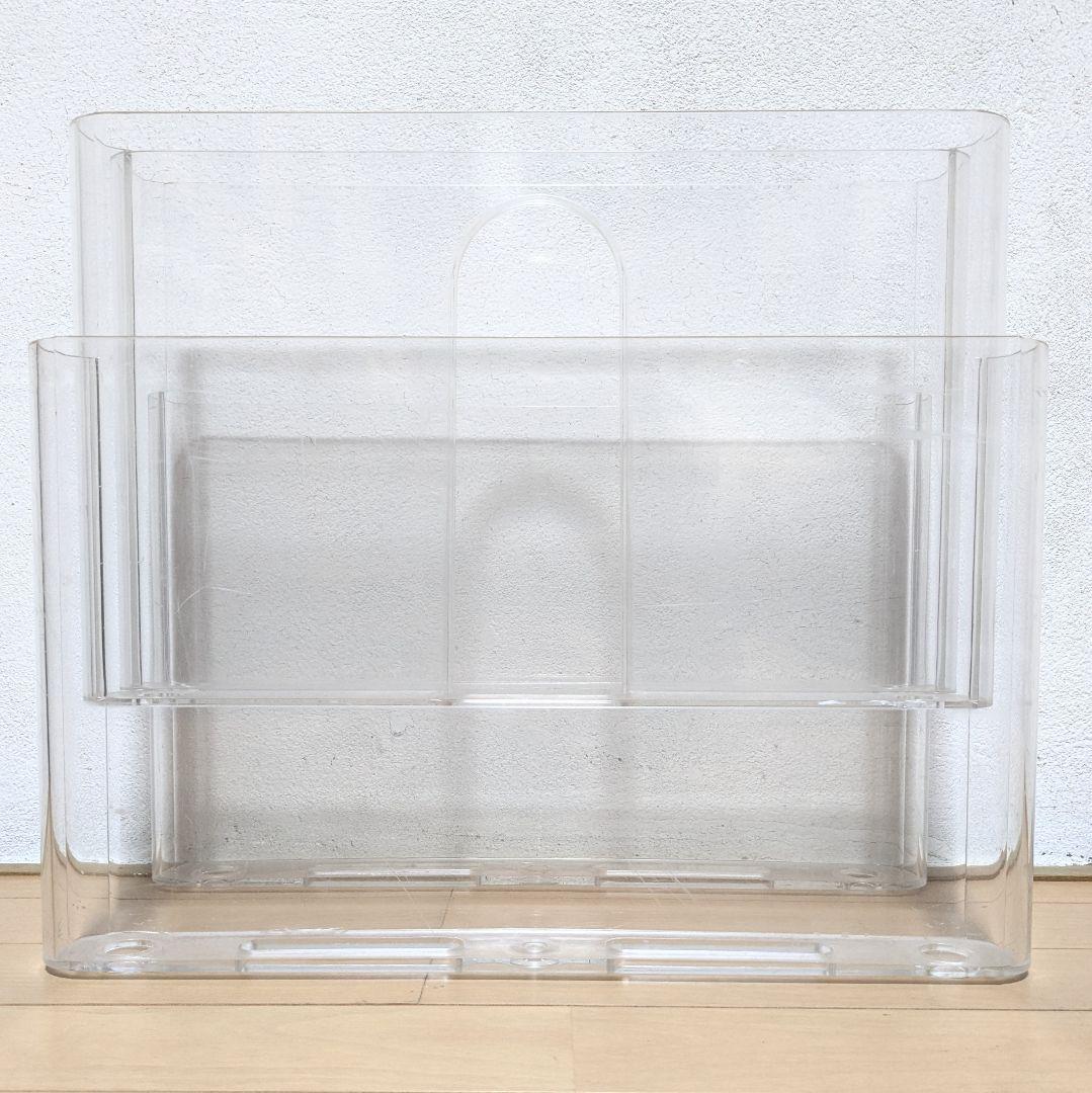 Kartell 4676 カルテル ポルタリビステ マガジンラック クリスタル