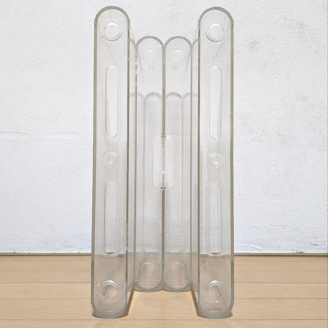 Kartell 4676 カルテル ポルタリビステ マガジンラック クリスタル