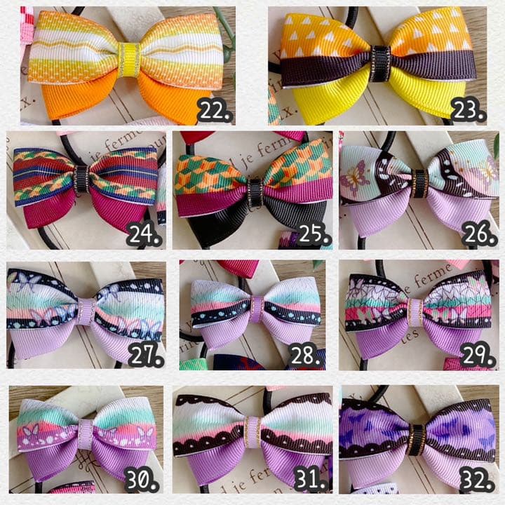 ハンドメイド ヘアゴム*