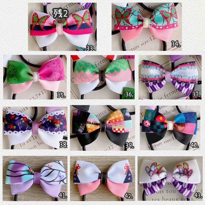 ハンドメイド ヘアゴム*