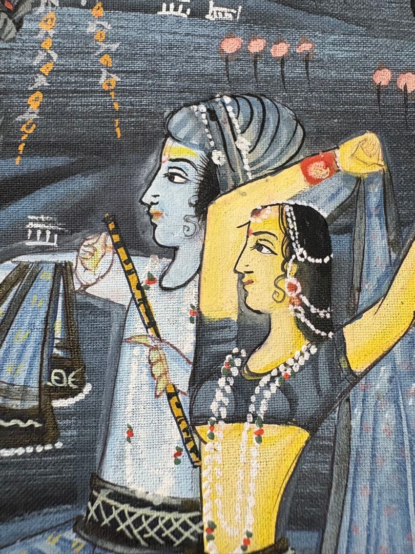 インドミニアチュール　手書き　細密画