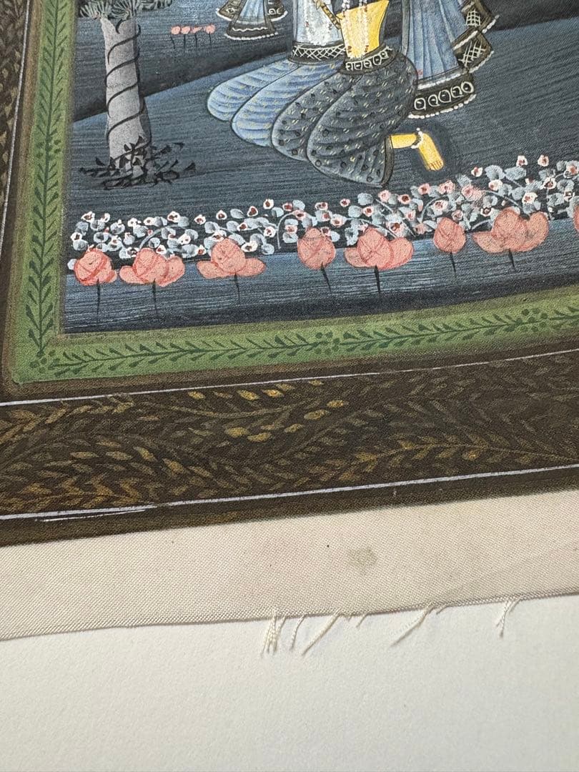 インドミニアチュール　手書き　細密画