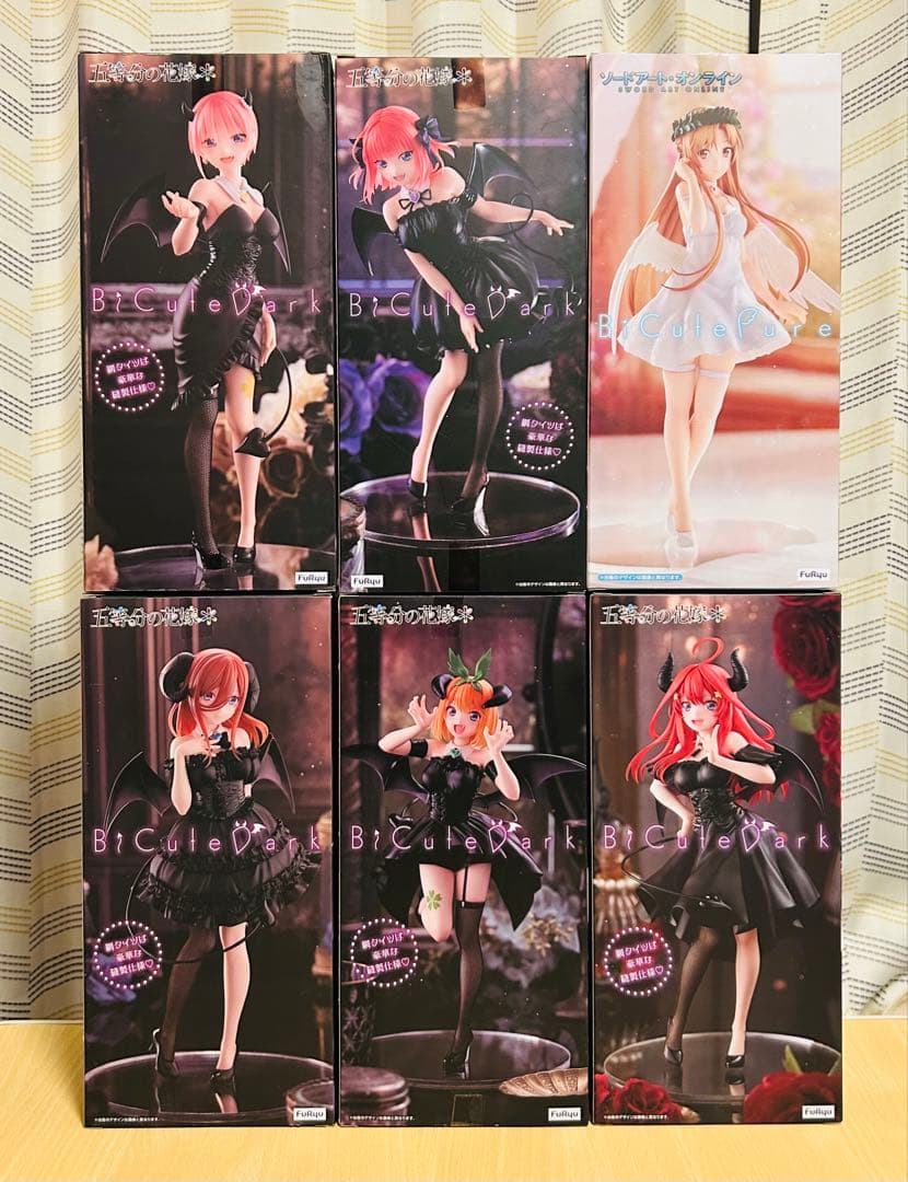【未開封品】　五等分の花嫁　BiCuteDarkFigure　6点セット