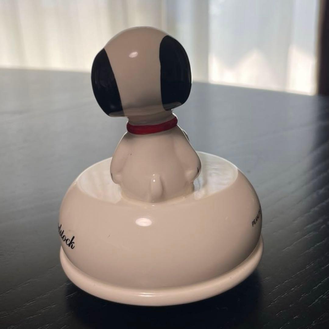 ヴィンテージ 陶器製　スヌーピー　オルゴール