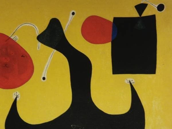 ジョアン・ミロ、座る女性Ⅰ、希少画集画、新品額装付 - メルカリ