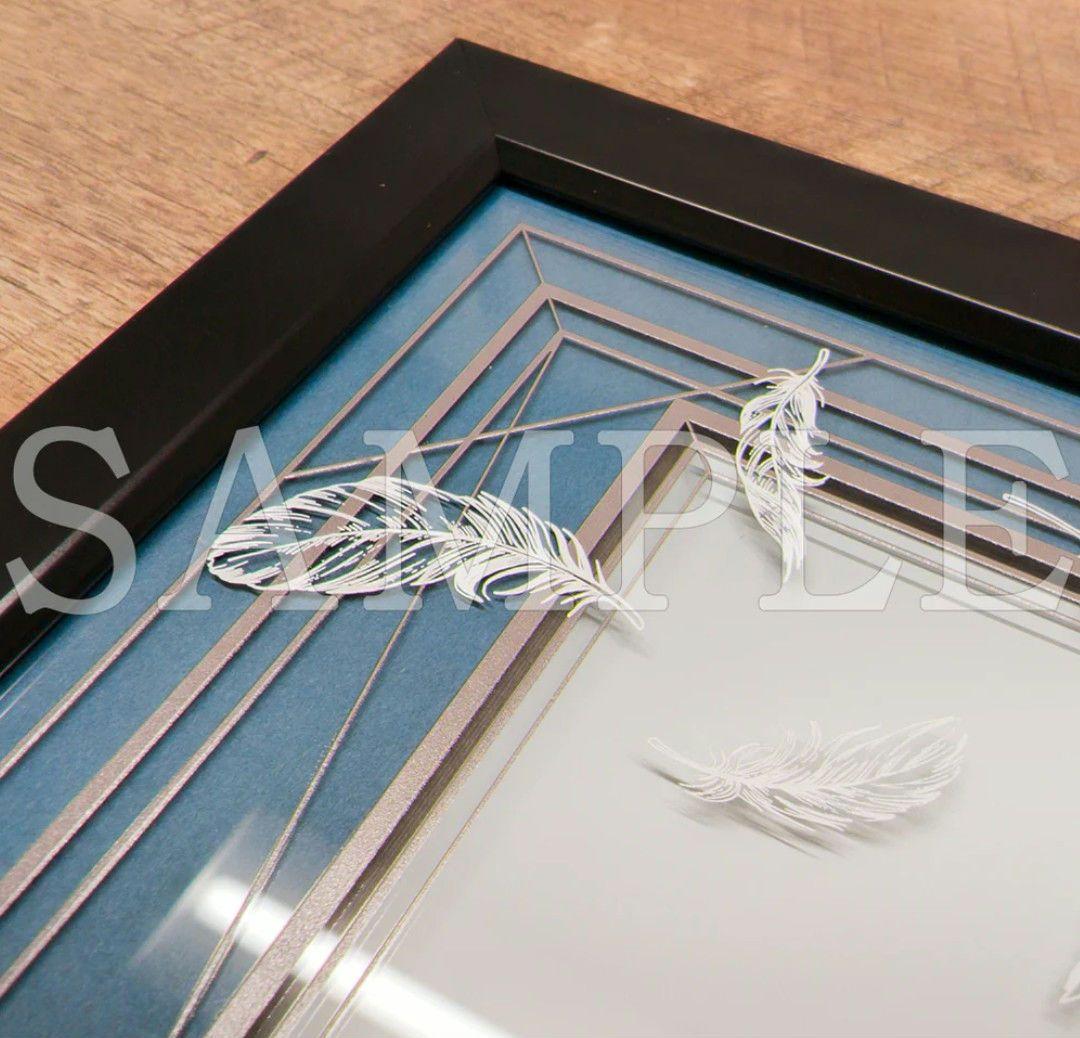 囀る鳥は羽ばたかない キャラファイングラフ オーバーレイ 高精細額装