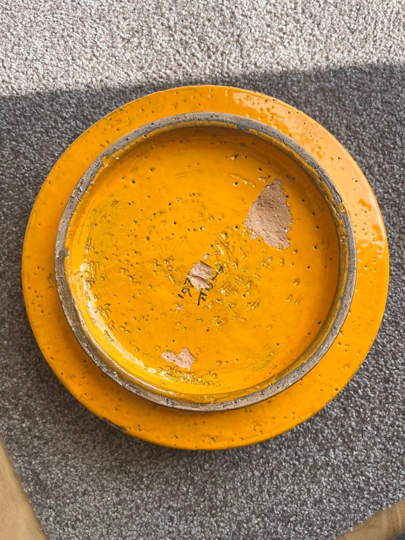 『ミッドセンチュリー』ビトッシ モンドリアン 皿ジオメトリックデザイン