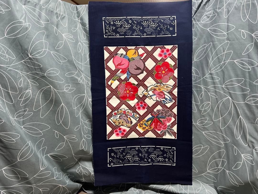 琉球紅型 琉球びんがた 首里城に進貢船他 3点セットで