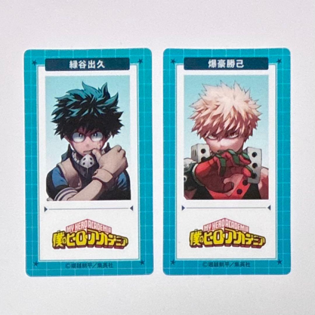 ヒロアカ ジャンフェス クリアSLIMカードコレクション 緑谷出久 爆豪