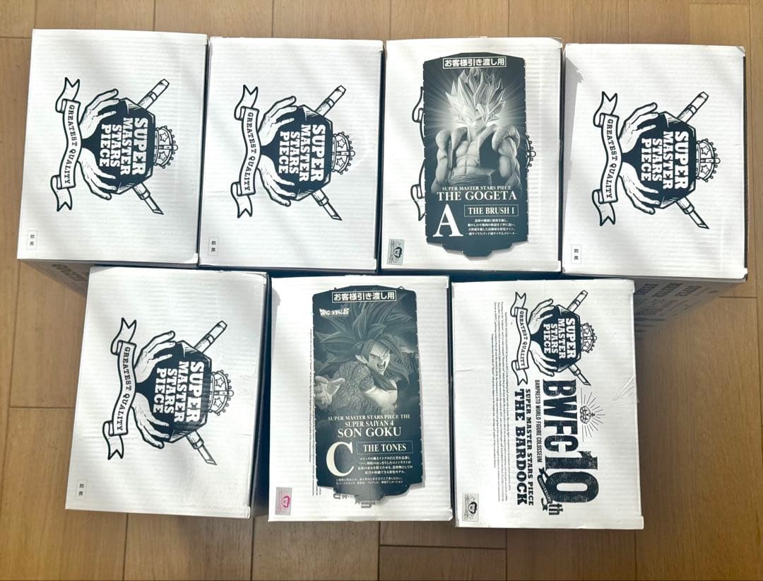 【半券あり】SMSP ドラゴンボール ゴジータ 孫悟空 バーダック 空箱です