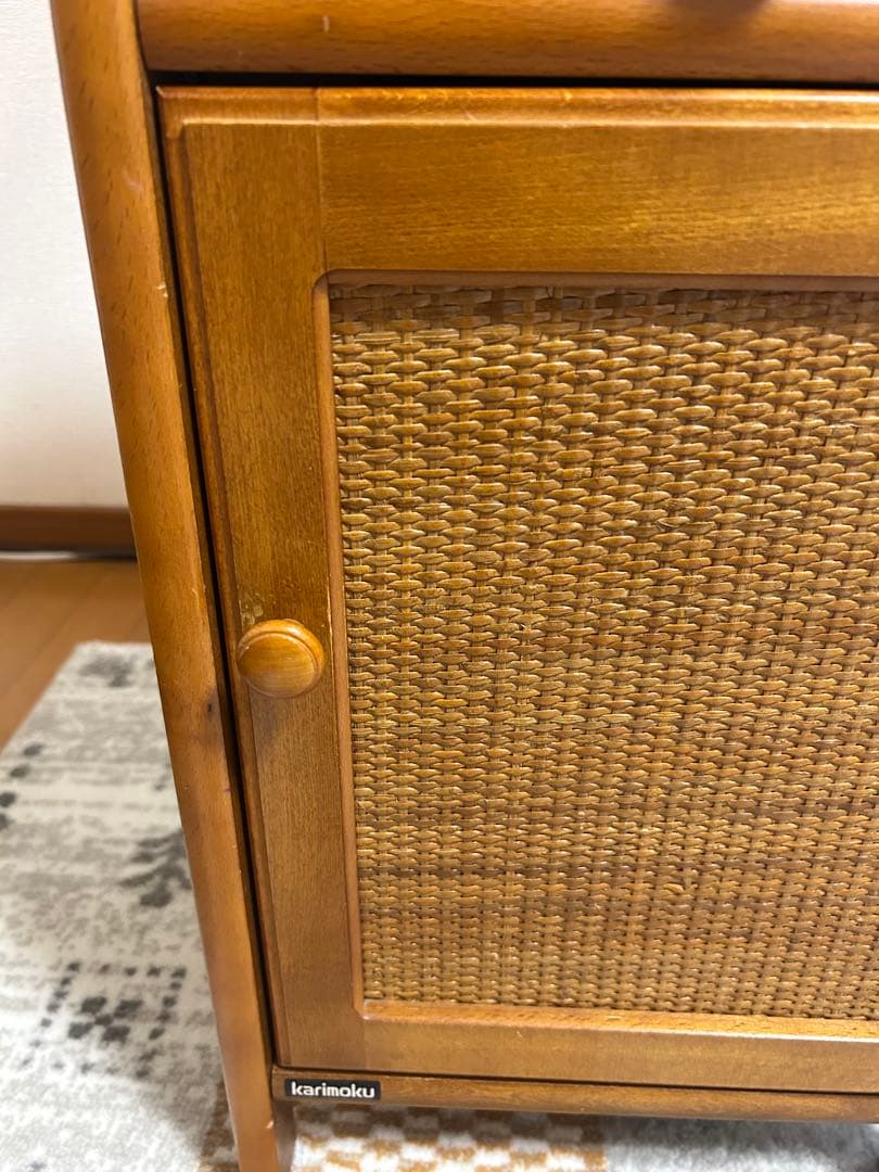 『karimoku』 カリモク チェスト 電話台 ファックス台