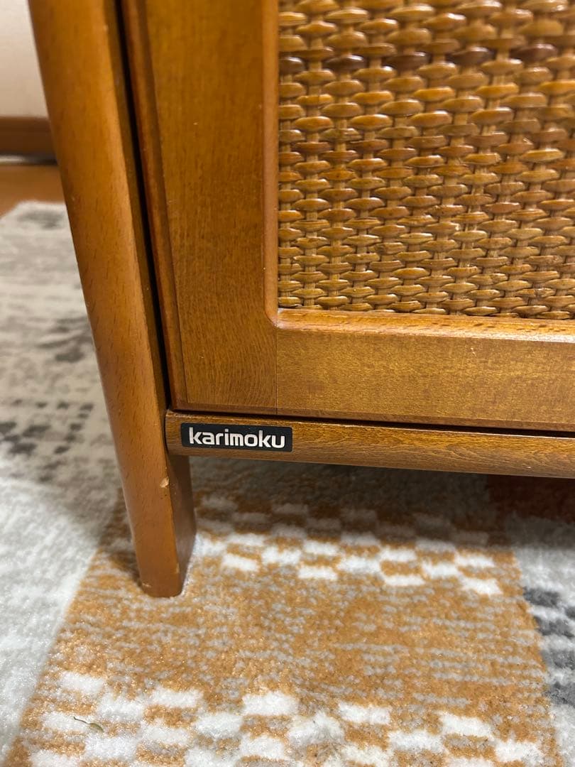 『karimoku』 カリモク チェスト 電話台 ファックス台