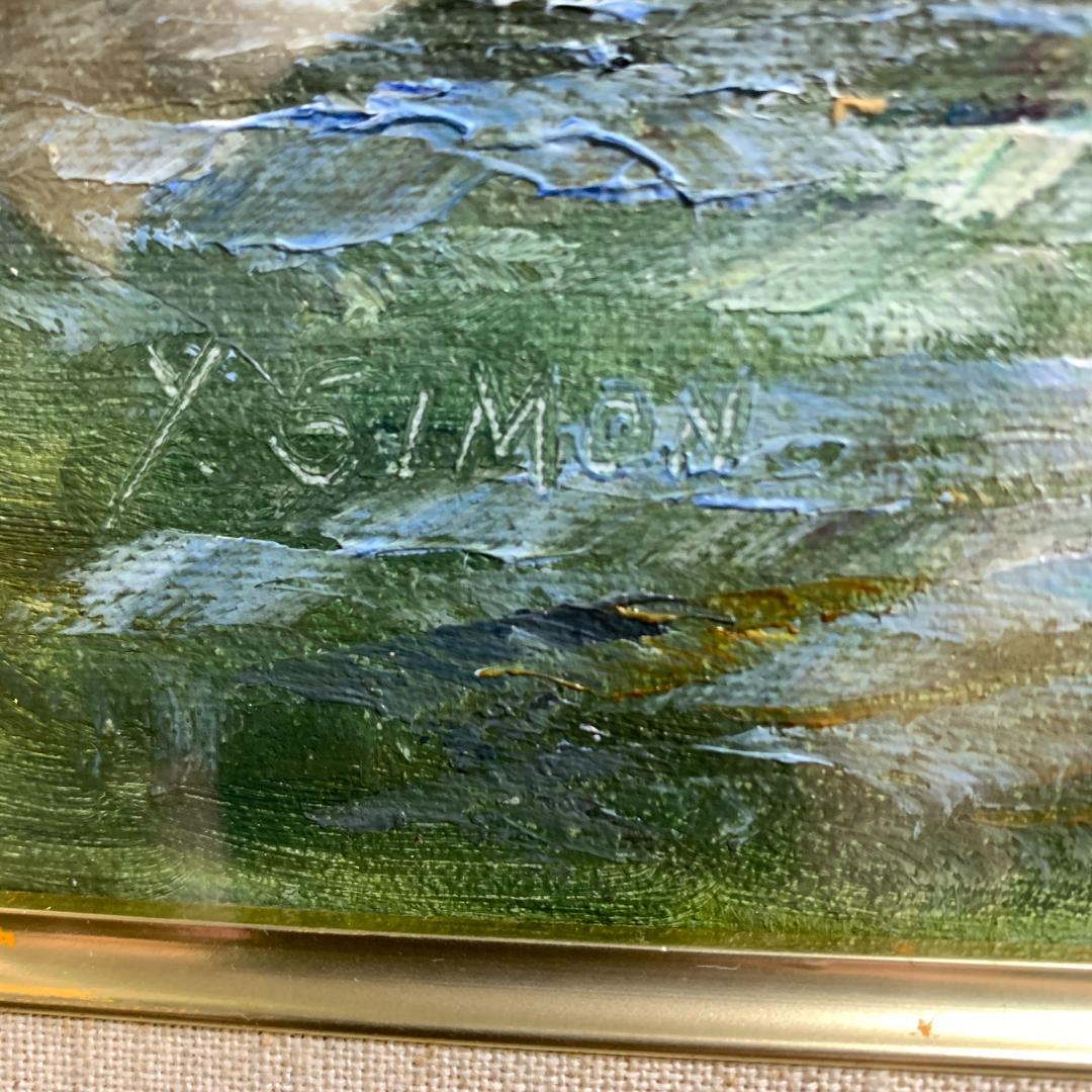 y.simon　油絵　風景画