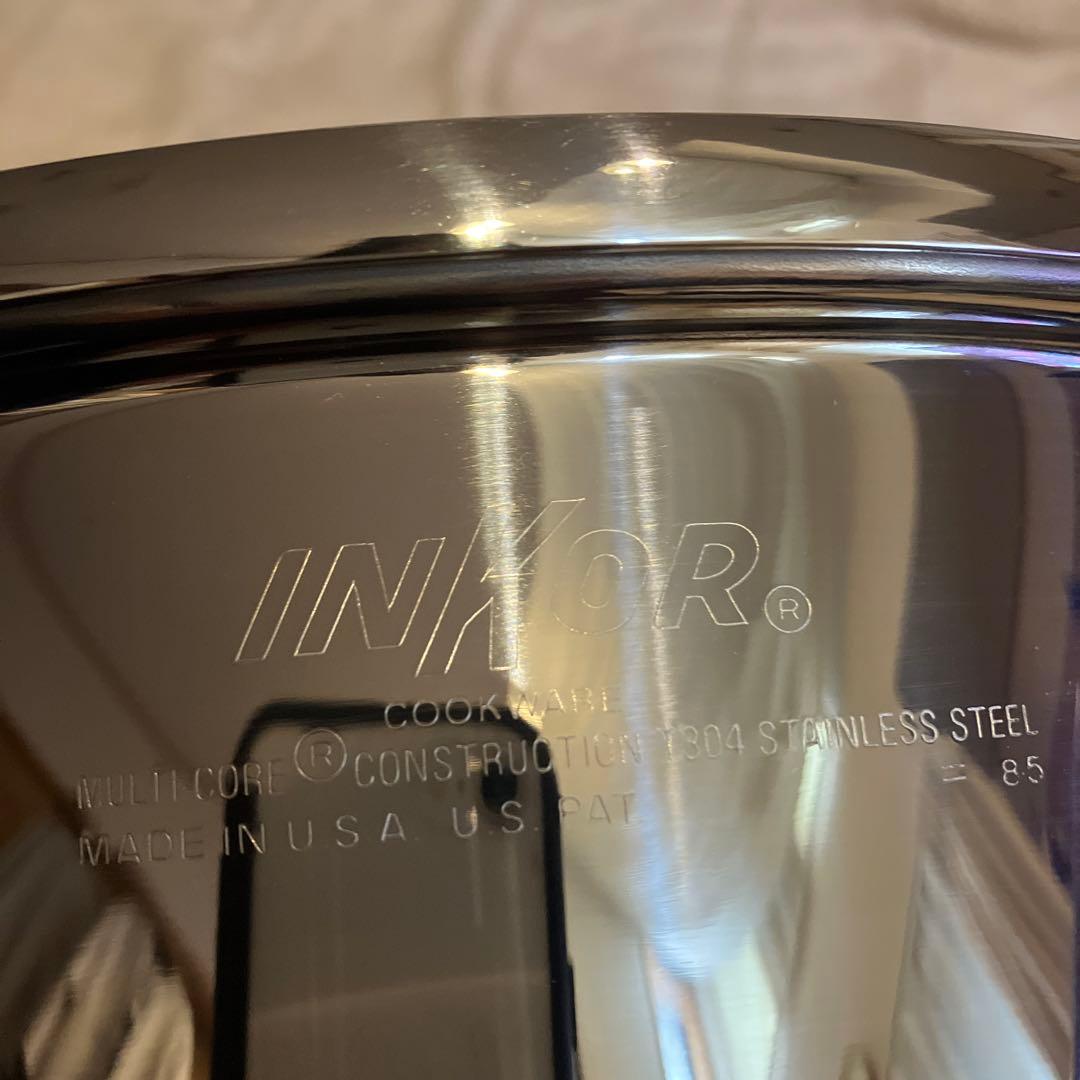 インコア　inkor 大鍋　ダッチオーブン　ガス専用(IH非対応) 未使用保管品