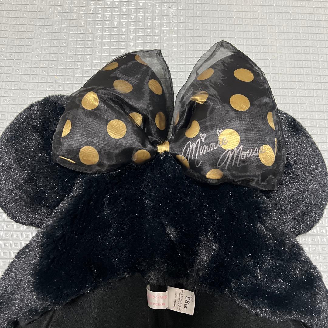 廃盤】ディズニー ファンキャップ 黒 ミニー - メルカリ