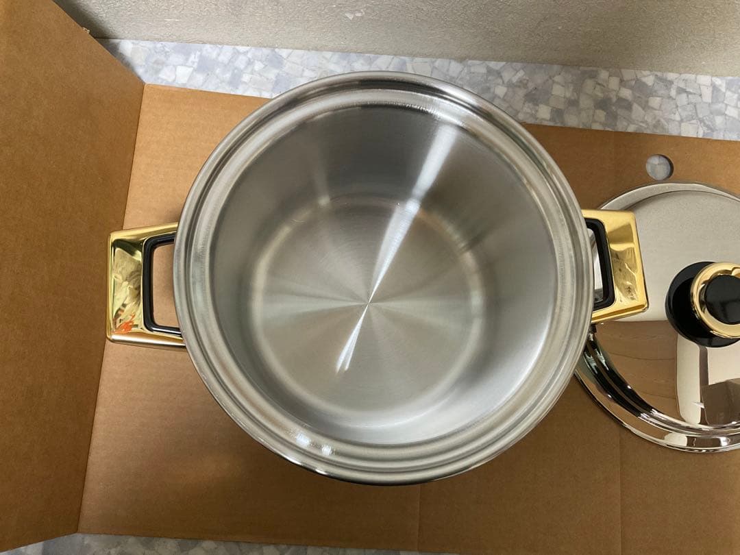 未使用品21cm 寸胴鍋 レインボークッカー バイ タッパーウェア