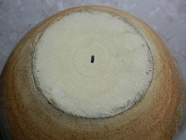 京焼 伝統工芸士「河島浩三」作 大型花瓶（高27．5㌢、胴30