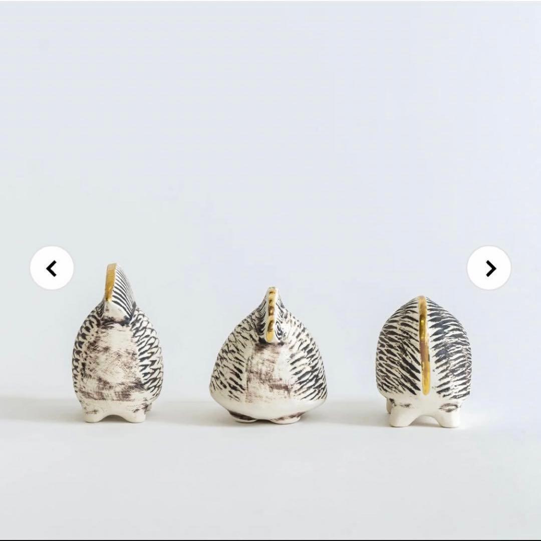 【世界限定333】リサ・ラーソン 金のハリネズミ3兄弟 新品未使用