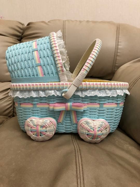 たまご様　オーダーベビーカーカゴ完成品