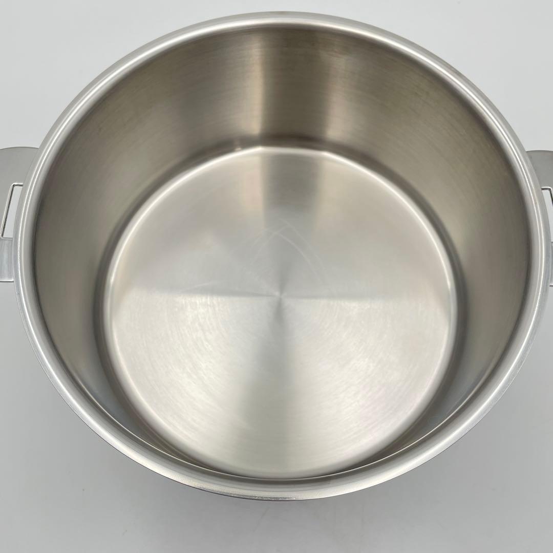 美品】CRISTEL Lシリーズ 深鍋 20cm ステンレス蓋付き IH対応