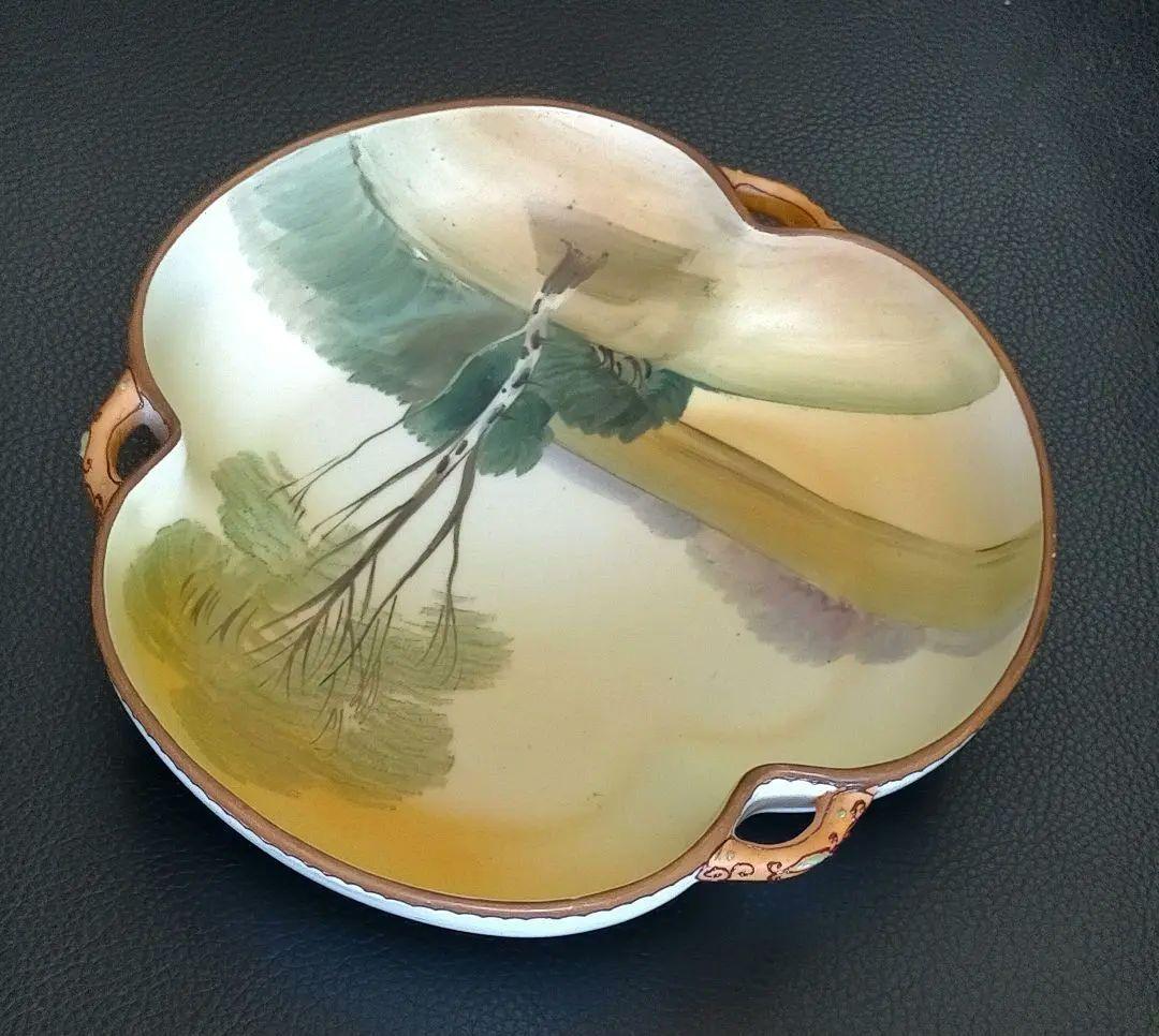 オールドノリタケ ジュール 盛り上風景絵 ボウル