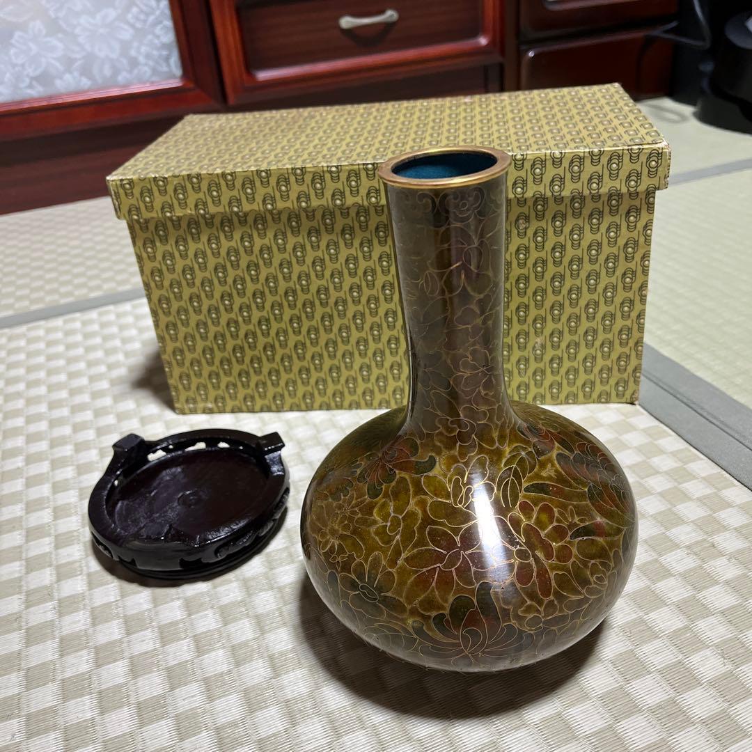 中国七宝焼 JINFA の花瓶 - メルカリ