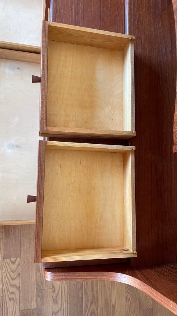 デンマーク製 ヴィンテージ ビューロー チーク材/北欧ビンテージ デスク