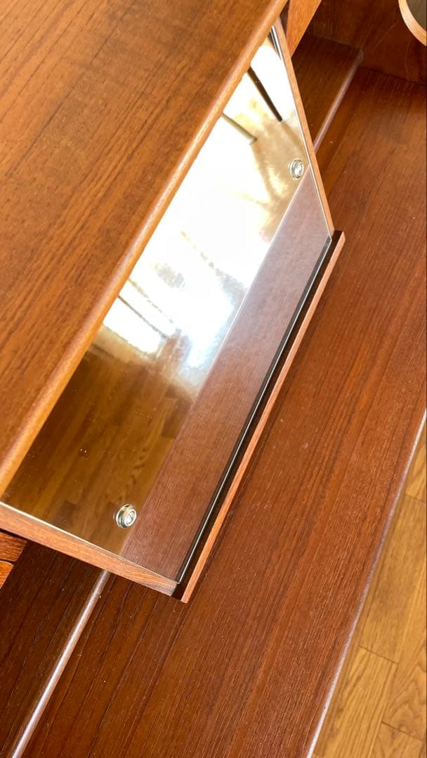 デンマーク製 ヴィンテージ ビューロー チーク材/北欧ビンテージ デスク