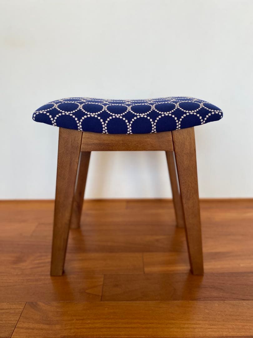ミナペルホネン タンバリン dop ネイビー スツール ハンドメイド