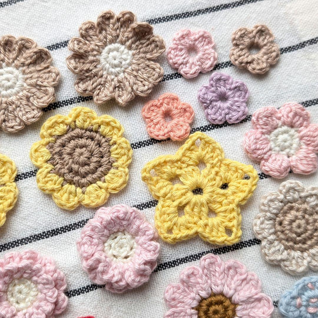 かぎ針編み モチーフ まとめ売り