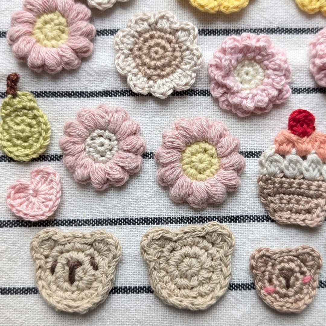 かぎ針編み モチーフ まとめ売り