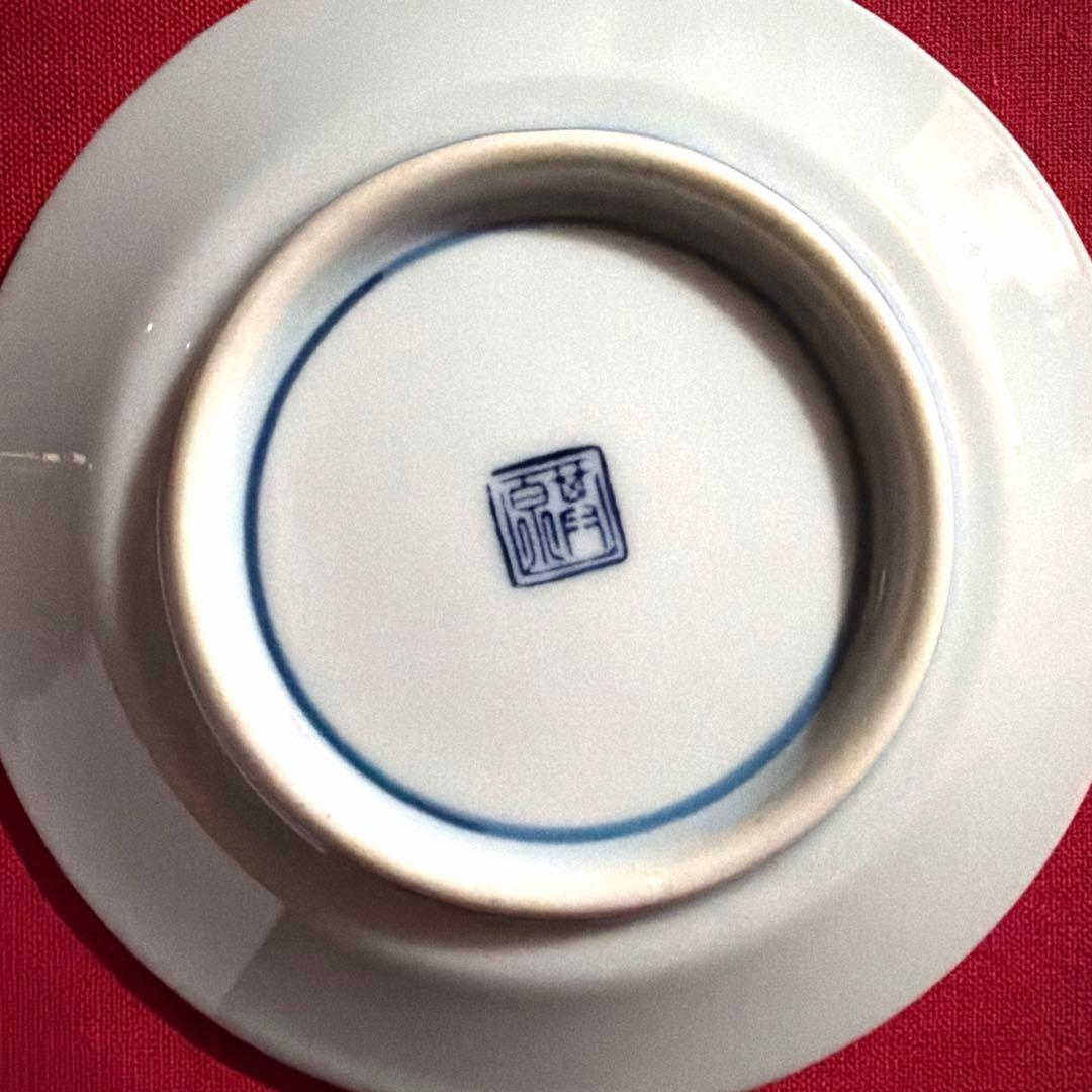 春　赤絵金彩小鉢　HOYAクリスタル亀甲つなぎ紋　No.5-3