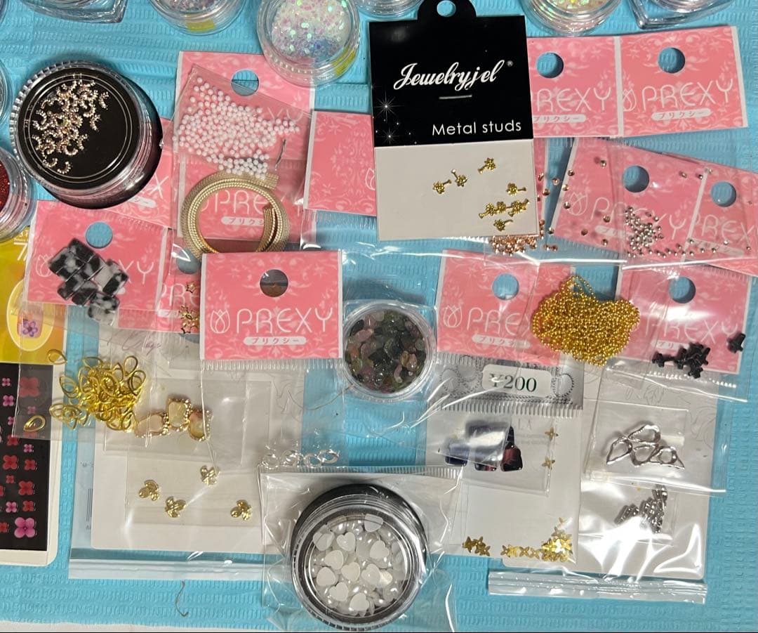 ネイルパーツセット メタルパーツ・ネイルシール・3Dモールド