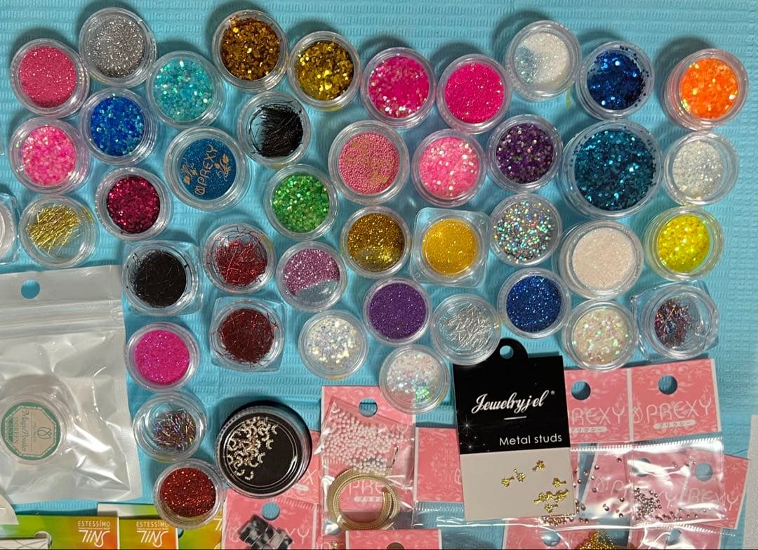 ネイルパーツセット メタルパーツ・ネイルシール・3Dモールド